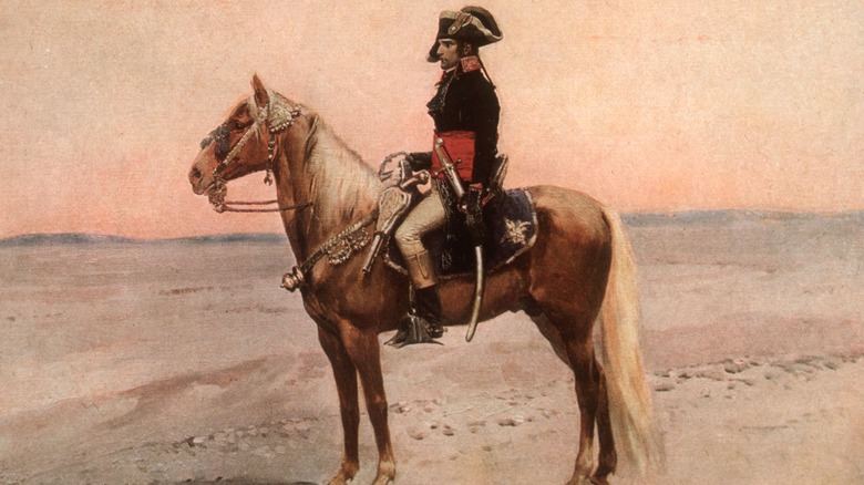 napoleon on horse painting