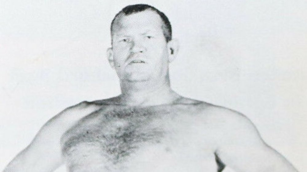 Fritz Von Erich , black and white photo