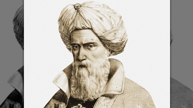 Avicenna turban beard looking forward