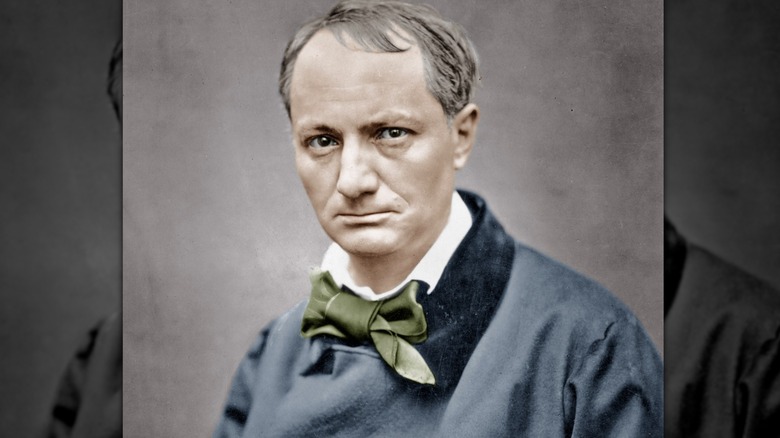 Charles Baudelaire wearing bowtie