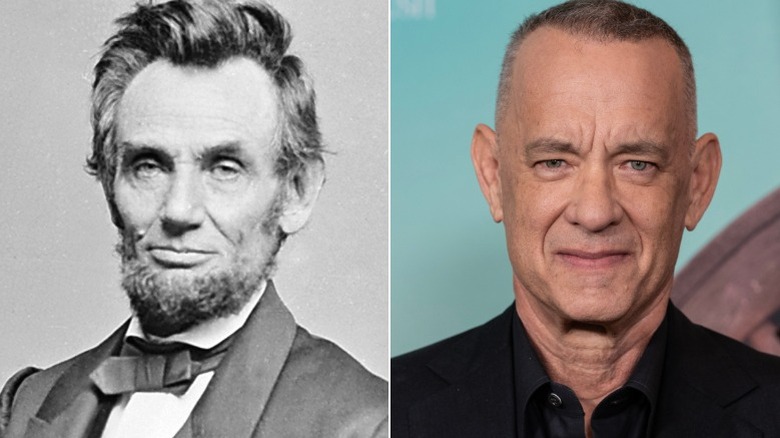Abraham Lincoln and Tom Hanks split