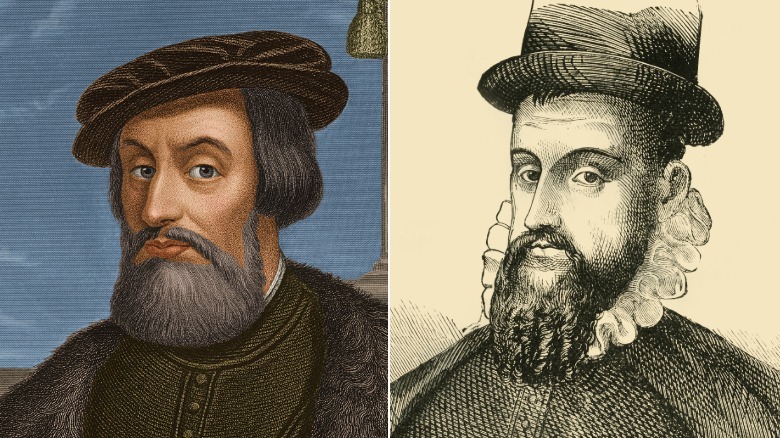 Hernan Cortes and Francisco Pizarro split