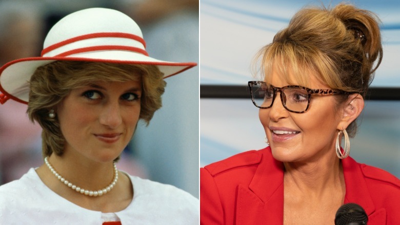 Princess Diana and Sarah Palin split