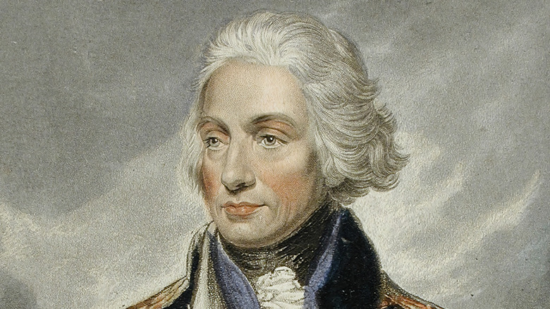 portrait of Horatio Nelson in naval uniform