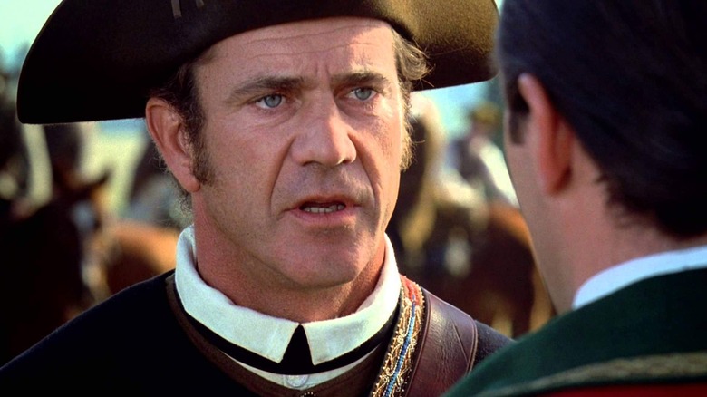 Mel Gibson in revolutionary war costume in "The Patriot"