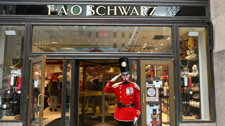 FAO Schwarz entry toy soldier