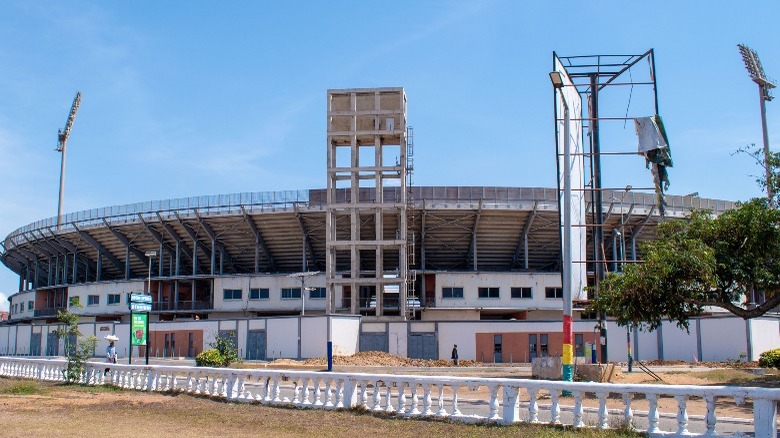Accra stadium side view 2021