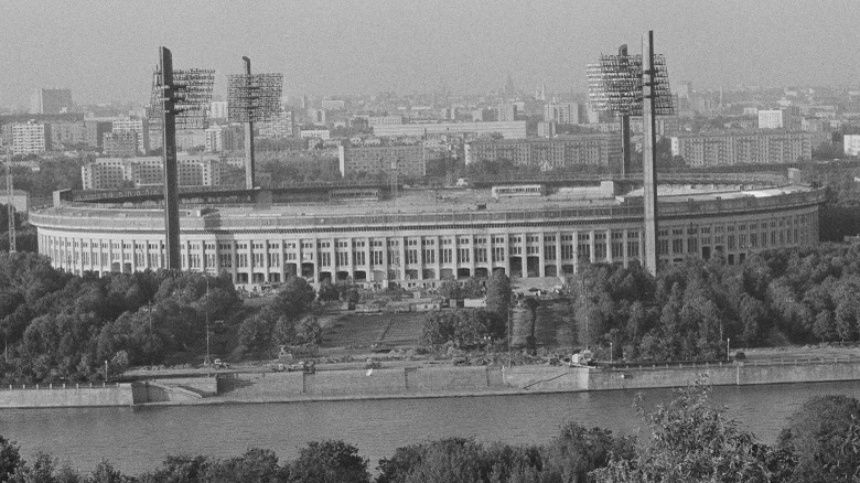 Luzhniki stadium front view 1979