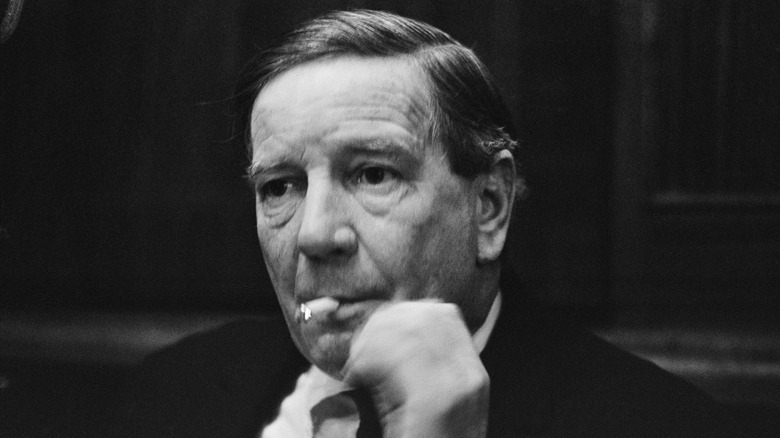 kim philby smoking cigerette