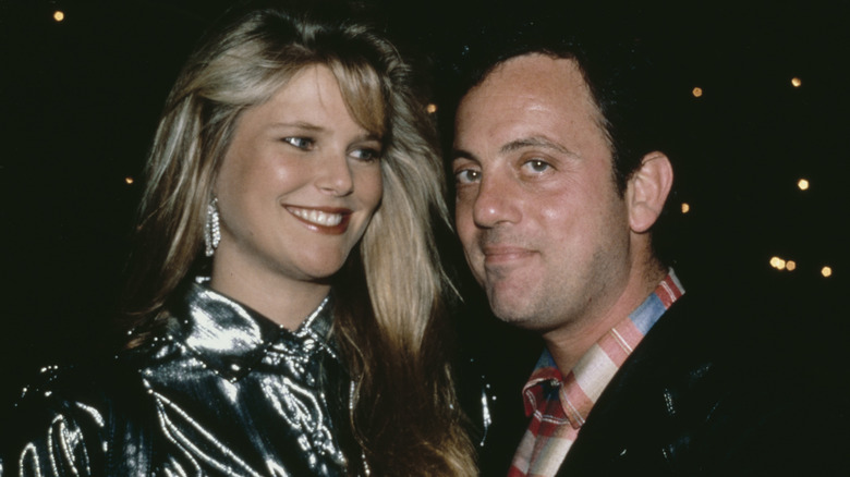 Billy Joel and Christie Brinkley smiling
