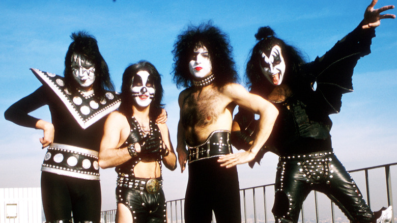 Kiss in 1975 publicity photo