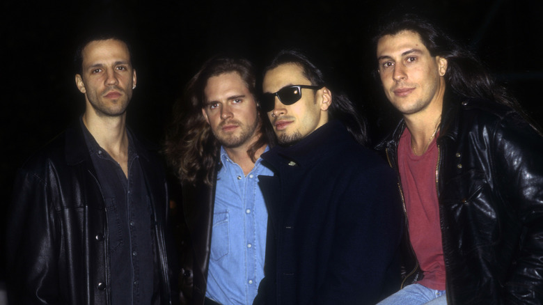 Extreme glaring at camera in 1990s