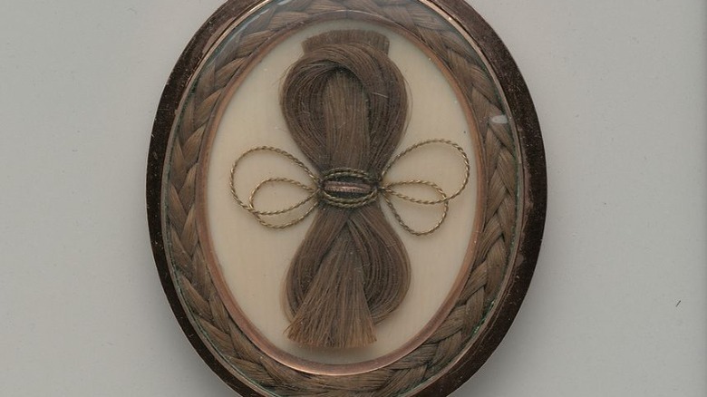 Elaborate hair jewelry