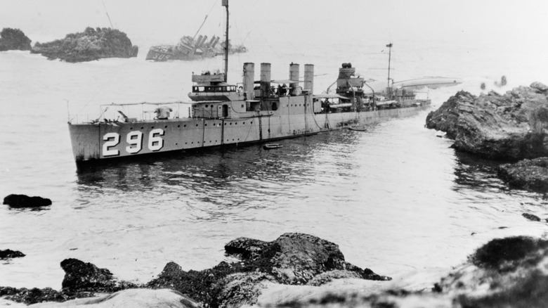 uss chauncy aground honda point