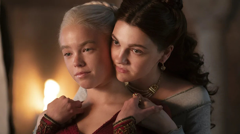 Young Rhaenyra and young Alicent