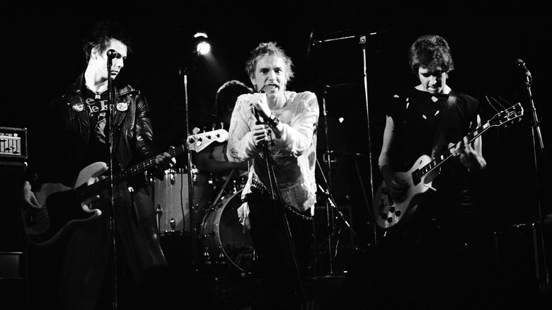 The Sex Pistols performing in Copenhagen, July 13 1977