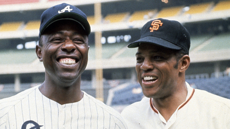 Hank Aaron And Willie Mays
