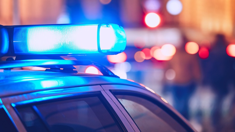 Police on the scene