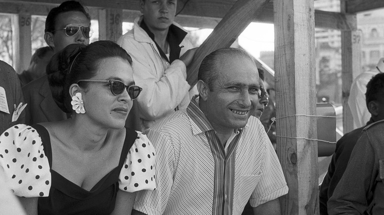 Juan Manuel Fangio smiling
