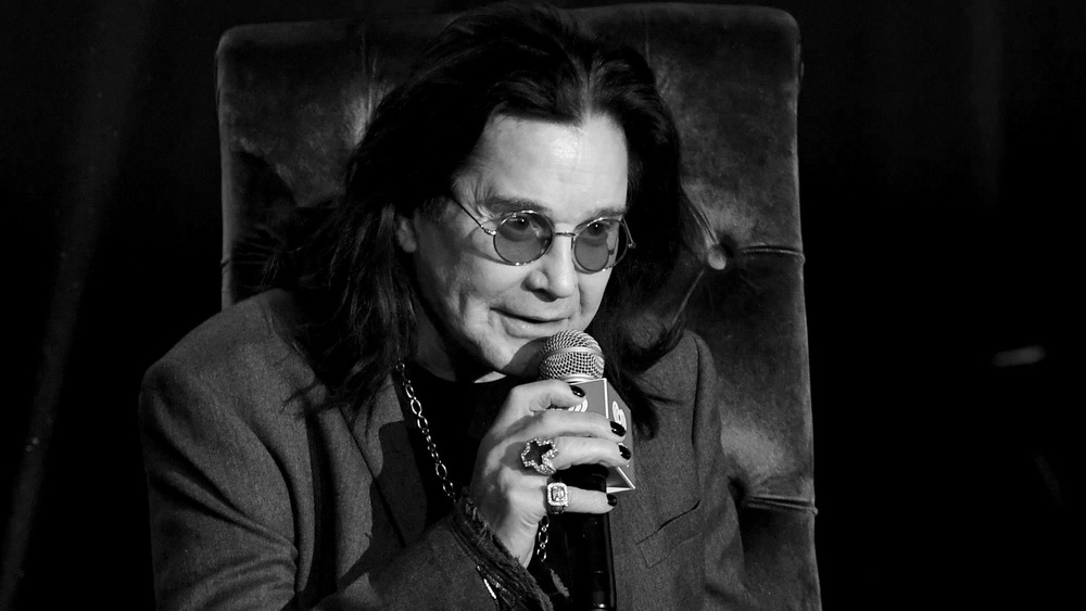 Black Sabbath singer Ozzy Osbourne does an interview