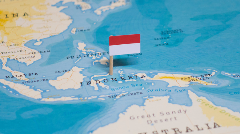 map of indonesia
