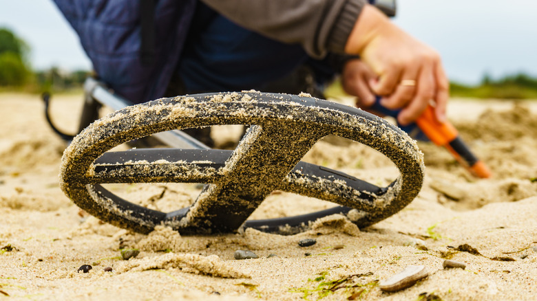 A metal detector