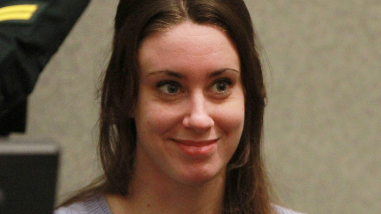 Casey Anthony smiling