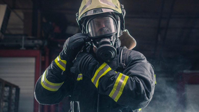 Firefighter mask