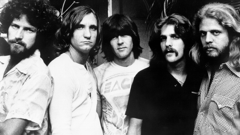 Randy Meisner posing with Eagles