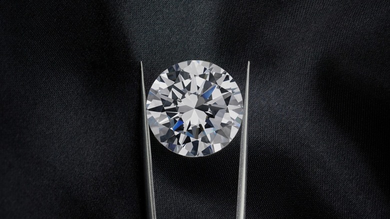 Diamond on display