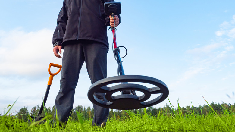 using a metal detector