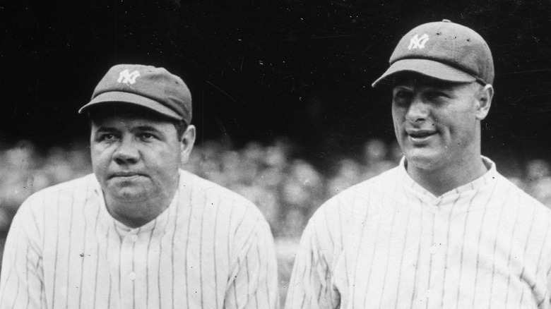 Babe Ruth and Lou Gehrig