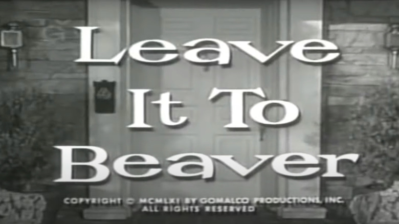 screen shot from leave it to beaver intro