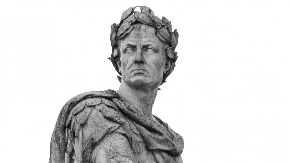 A statue of Julius Caesar