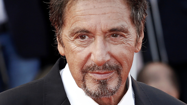 Al Pacino posing for pictures