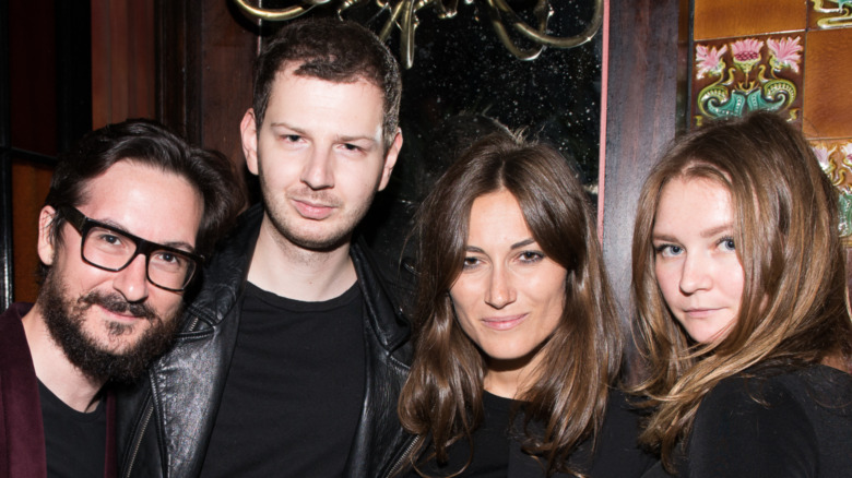 Giudo Cacciatori, Gro Curtis, Giorgia Tordini, and Anna Delvey attend the first Tumblr Fashion Honor presented to Rodarte at The Jane Hotel on September 9, 2014 in New York, United States.