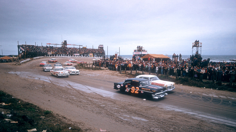 NASCAR race in Daytona in 1956