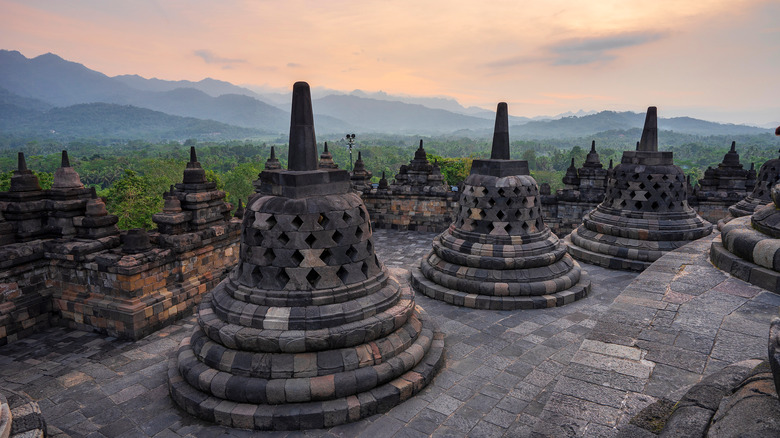 Stuppa on Borobudur