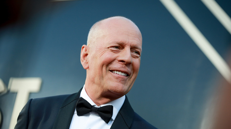 Bruce Willis smiles
