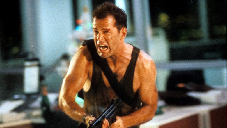 Bruce Willis smiles