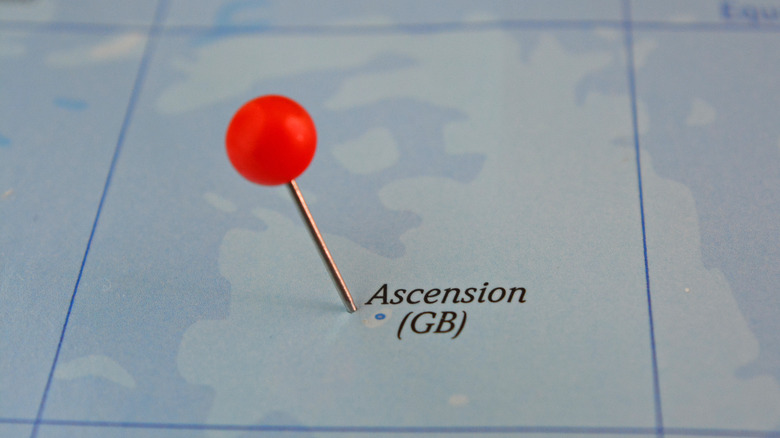 ascencion island map
