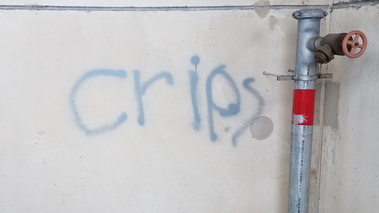 Crips leave their mark