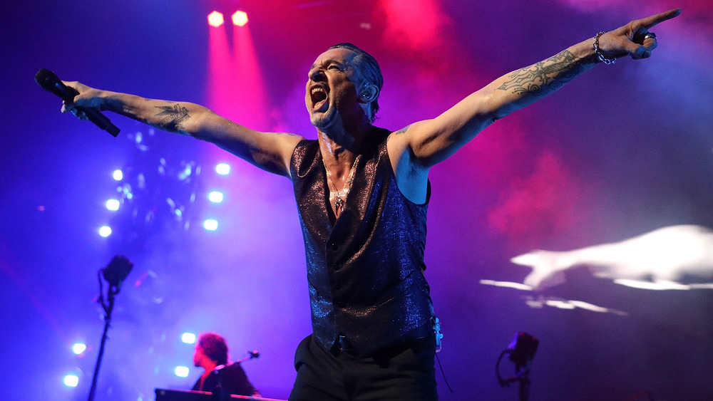 David Gahan of Depeche Mode performs at the Barclays Center in Brooklyn in 2018