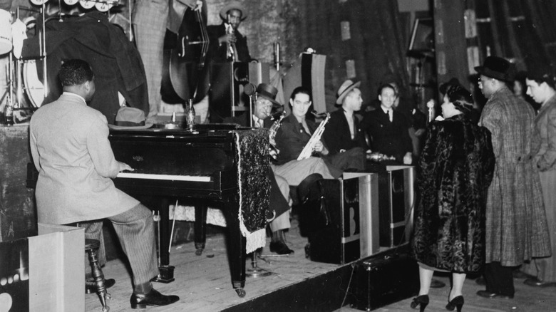 Count Basie performing 