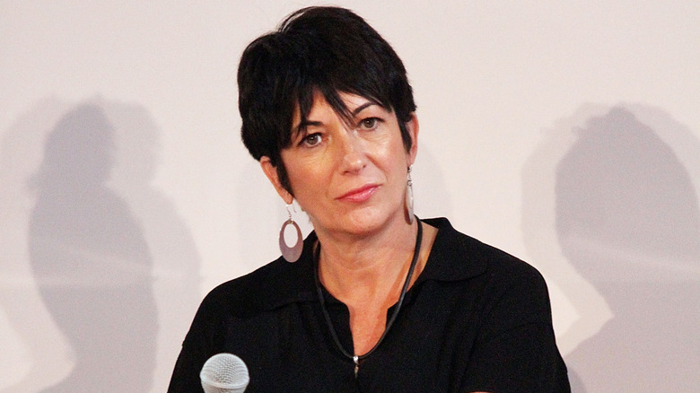 Ghislaine Maxwell sitting