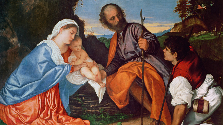 1510 Mary, Joseph, Jesus art