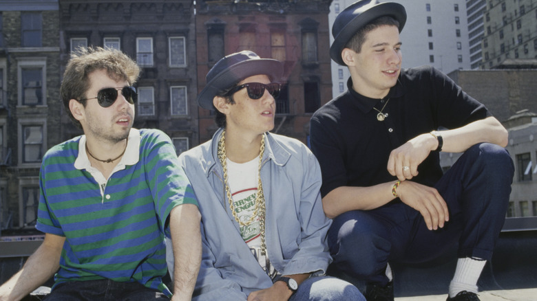 Beastie Boys pose for band photo
