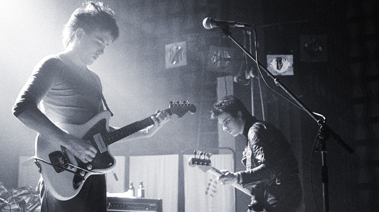 The Cure during sound check