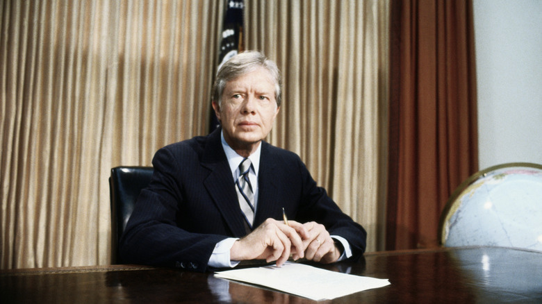 President Jimmy Carter in the Oval Office