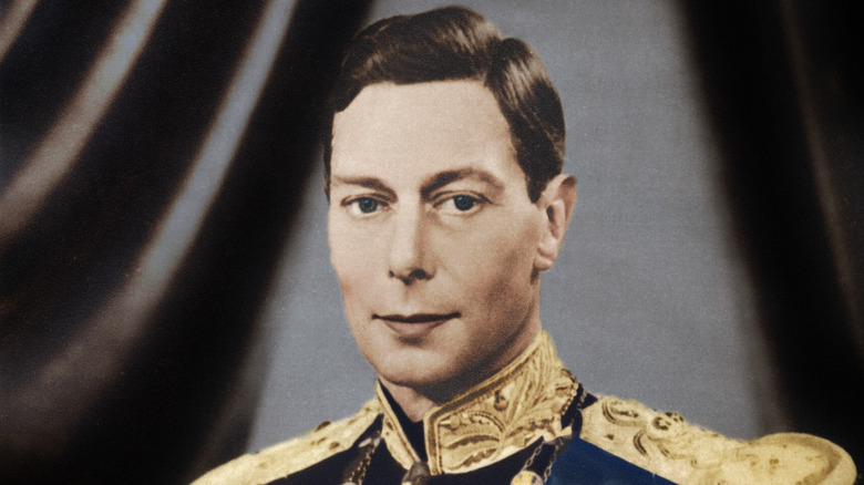 King George VI colorized photo